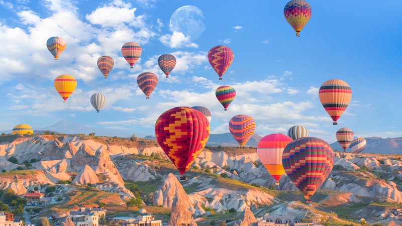 Faire un vol en montgolfière de la Cappadoce