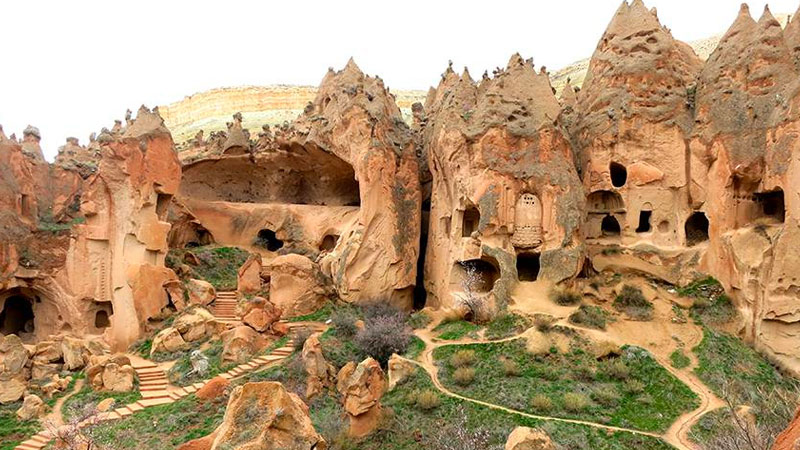 musée en plein air de Zelve en Cappadoce