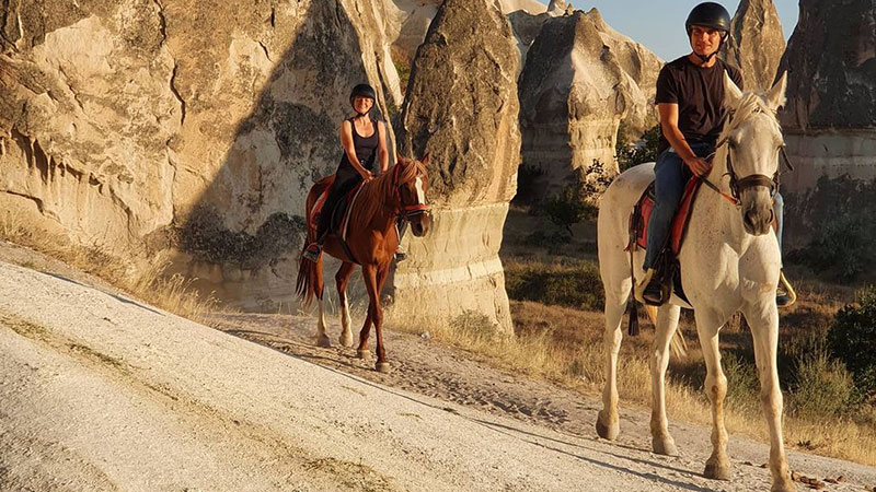 Randonné à cheval en Cappadoce